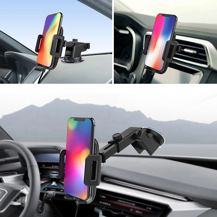 Newest Black 10W Universal Wireless Car Charger for iPhone, for Samsung