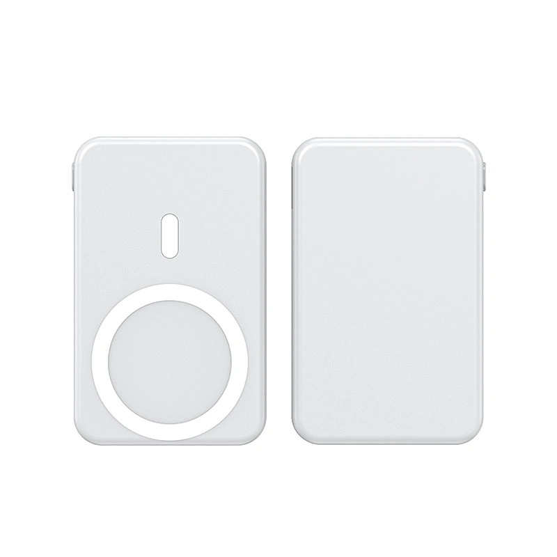 15W Magnetic-Absorbing Charging Wireless Two-Way Magsafe Phone Power Bank 5000mAh