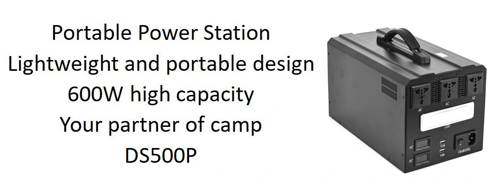 220V 300W Portable Solar Power Station 500W Generator, Solar 110V Portable Power Stations with Solar Panels