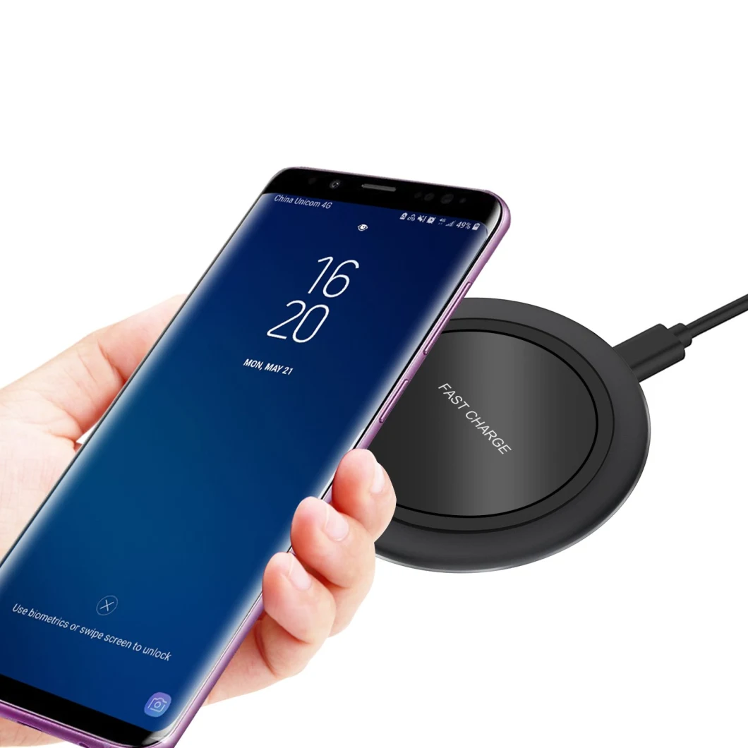 Hot Selling OEM Fast Charging Qi Wireless Charger Pad 10W 15W for Mobile Phone