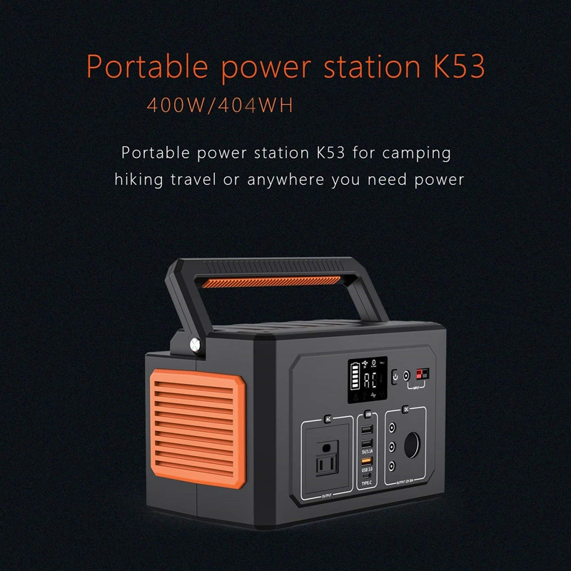 Portable Power Station Portable Power Bank 400W Outdoor