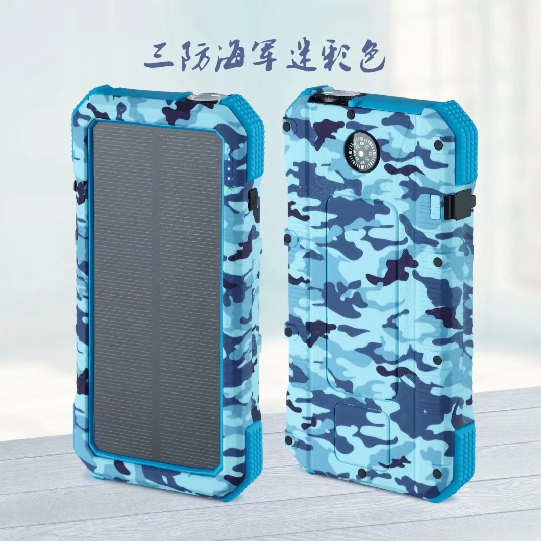 IP67 Ipx6 Waterproof Solar Power Bank 20000mAh Solar Charger Waterproof 10000mAh 8000mAh Power Bank