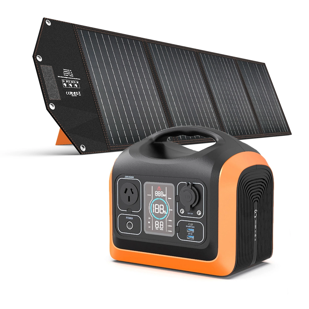 High Capacity Power Station Indoor Outdoor LiFePO4 Portable Renewable Solar Generator